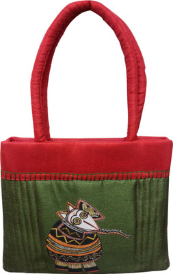 54% OFF on Indha Craft Appu Hand-held Bag Green-05 54% OFF on Indha Craft Appu Hand-held Bag Green-05