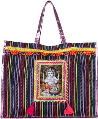 5% OFF on Garam Masala Religious Touch Shoulder Bag Black22