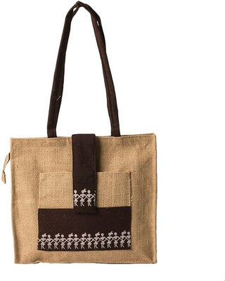 Avni Warli Shoulder Bag Beige