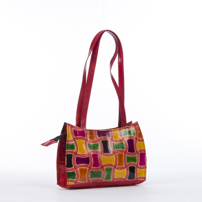 MunMun Glitzy Shoulder Bag Brown