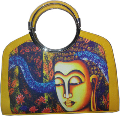 50% OFF on Match And Catch Gorgeous Buddha Pliad Hand-held Bag Yellow