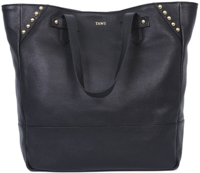57% OFF on Taws It Along Leather Tote Black