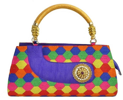 41% OFF on Craftstages Brocade Hand-held Bag Multicolor 41% OFF on Craftstages Brocade Hand-held Bag Multicolor