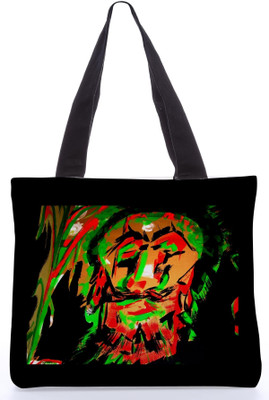 17% OFF on Rebel Face Painting Tote Multi-color 17% OFF on Rebel Face Painting Tote Multi-color