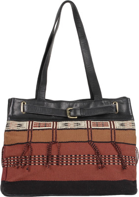 70% OFF on Gallucci Abstract Charm Shoulder Bag Black, Brown 01 70% OFF on Gallucci Abstract Charm Shoulder Bag Black, Brown 01