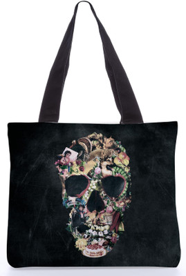 30% OFF on Snoogg Vintage skull It Tote Multicolor 30% OFF on Snoogg Vintage skull It Tote Multicolor