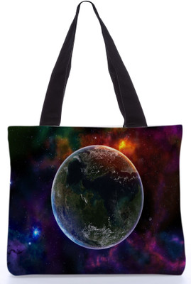 30% OFF on Snoogg Canvas Design Space Tote Multicolor 30% OFF on Snoogg Canvas Design Space Tote Multicolor