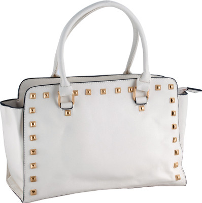 55% OFF on Abrazo Stud Hand-held Bag White 55% OFF on Abrazo Stud Hand-held Bag White