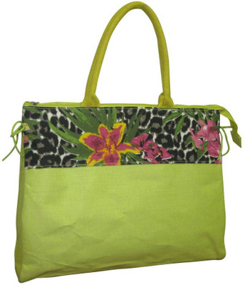 55% OFF on Earthbags Jute with Jungle Printed Patch with Zipper Closure Hand-held Bag Yellow 55% OFF on Earthbags Jute with Jungle Printed Patch with Zipper Closure Hand-held Bag Yellow