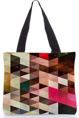 30% OFF on Snoogg Multicolor Abstract Tote Multicolor