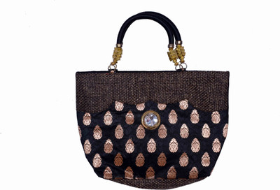 Bag Berry Brooch Hand-held Bag Black Bag Berry Brooch Hand-held Bag Black
