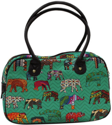 DesiPop ZZAqua Hand-held Bag Green