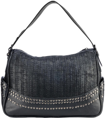 Phive Rivers Women Leather -PR877 Hand-held Bag Black