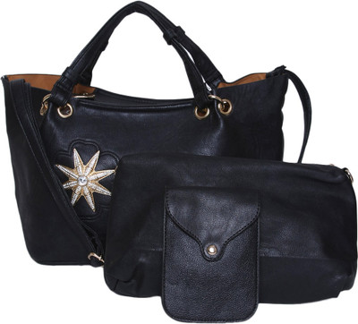 42% OFF on Thegudlook Set Of 3 Starfish Hand-held Bag Black