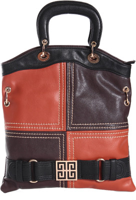 66% OFF on Eleegance 300 Hand-held Bag Brown