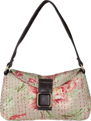 60% OFF on Rajrang Kantha Work Shoulder Bag Beige-02 60% OFF on Rajrang Kantha Work Shoulder Bag Beige-02