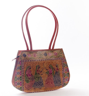 MunMun Glamorous Half Round Shoulder Bag Brown MunMun Glamorous Half Round Shoulder Bag Brown