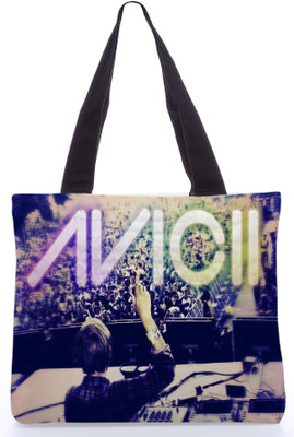 30% OFF on Snoogg Canvas Design Avicii Live Tote Multicolor