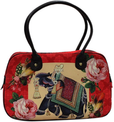 DesiPop Rosa Hand-held Bag Red