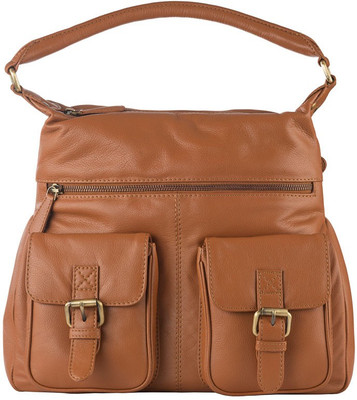 Klasse Genuine Leather Women Satchel Tan Brown Klasse Genuine Leather Women Satchel Tan Brown