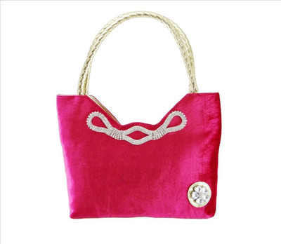 32% OFF on Regalovalle Velvet Hand-held Bag Pink 32% OFF on Regalovalle Velvet Hand-held Bag Pink
