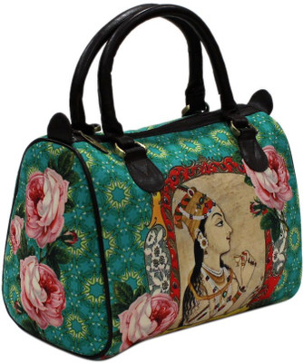DesiPop Rosaraniaqua1 Satchel Green DesiPop Rosaraniaqua1 Satchel Green