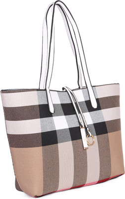 51% OFF on Zotti Reverse Checks Shoulder Bag White 51% OFF on Zotti Reverse Checks Shoulder Bag White