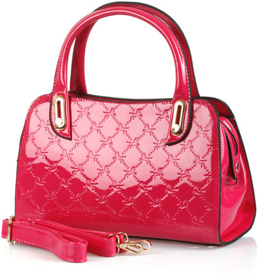 10% OFF on Kart Out Glossy Structured Hand-held Bag Pink 10% OFF on Kart Out Glossy Structured Hand-held Bag Pink