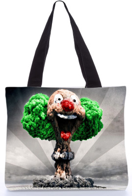 30% OFF on Snoogg Canvas Design Funnys Tote Multicolor 30% OFF on Snoogg Canvas Design Funnys Tote Multicolor