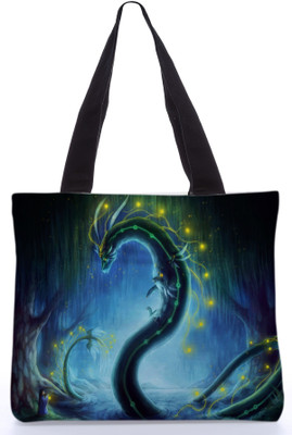 30% OFF on Snoogg Canvas Design Snake in Forest Tote Multicolor 30% OFF on Snoogg Canvas Design Snake in Forest Tote Multicolor