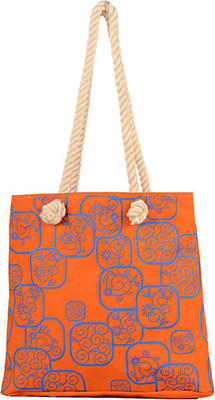 20% OFF on Greenobag Squared Patterns Tote Orange-18