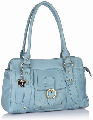 33% OFF on Butterflies Quilting Design Shoulder Bag Blue 33% OFF on Butterflies Quilting Design Shoulder Bag Blue