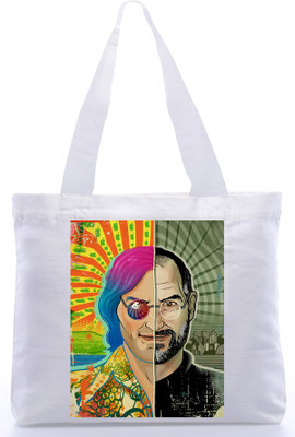 30% OFF on Snoogg Canvas Design Face Print Tote White 30% OFF on Snoogg Canvas Design Face Print Tote White