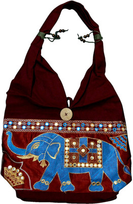 24% OFF on DFR Ethnic Shoulder Bag Red-07 24% OFF on DFR Ethnic Shoulder Bag Red-07