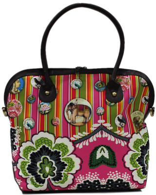 DesiPop VBButtons Hand-held Bag Orange