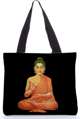 30% OFF on Snoogg Canvas Design Lord Budha Tote Black 30% OFF on Snoogg Canvas Design Lord Budha Tote Black