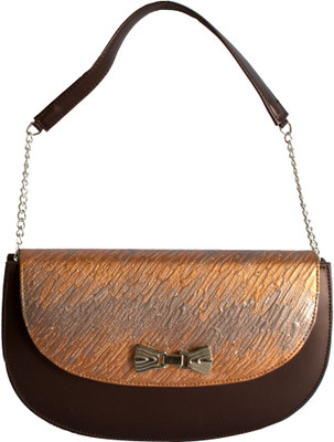 55% OFF on Demure DM 18 Hand Painted Shoulder Bag Brown-18