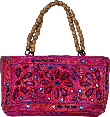 59% OFF on Bag Hut Kutcchi Hand-held Bag Multicolor