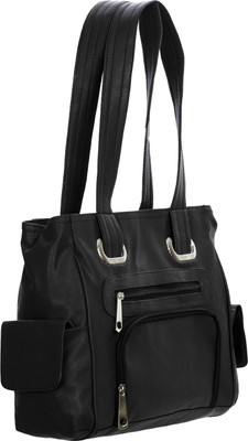 71% OFF on Meridian Pebble Shoulder Bag Black