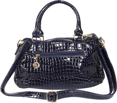46% OFF on Thegudlook Rosina Croco Hand-held Bag Navy 46% OFF on Thegudlook Rosina Croco Hand-held Bag Navy