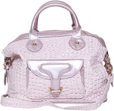 55% OFF on Thegudlook Lilac Croco Hand-held Bag Pink 55% OFF on Thegudlook Lilac Croco Hand-held Bag Pink