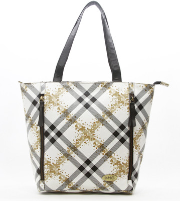 57% OFF on DHC Shopper Shoulder Bag White, Black, Yellow 57% OFF on DHC Shopper Shoulder Bag White, Black, Yellow