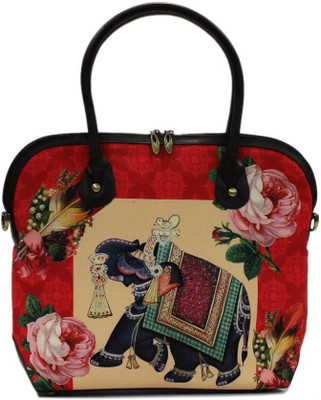 DesiPop RosaHathi Hand-held Bag Red