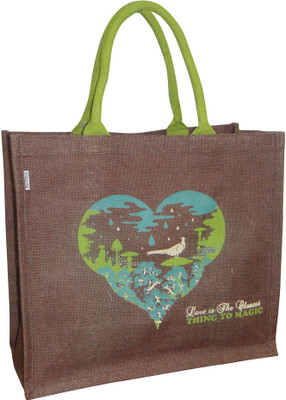 50% OFF on Earthbags Brow Magic Heart Print Hand-held Bag Brown 50% OFF on Earthbags Brow Magic Heart Print Hand-held Bag Brown
