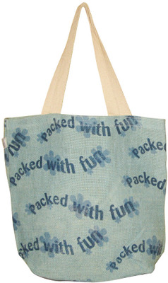 62% OFF on Earthbags SkyBlue Jute Shoulder Bag Blue 62% OFF on Earthbags SkyBlue Jute Shoulder Bag Blue