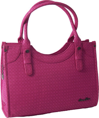 68% OFF on Womaniya Ethnic Silver Rose Collection-138 Hand-held Bag Pink