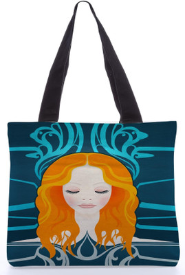 30% OFF on Snoogg Turquoise Tote Multicolor