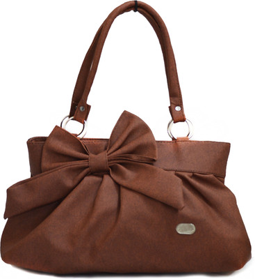 55% OFF on JG Shoppe Bowtip Hand-held Bag Brown