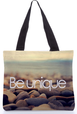 30% OFF on Snoogg Canvas Design Be Unique Tote Multicolor