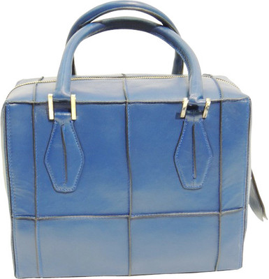 40% OFF on Mex Leather Box Hand-held Bag Blue 40% OFF on Mex Leather Box Hand-held Bag Blue
